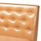 Baxton Studio Riordan Mid-Century Modern Tan Faux Leather and Walnut Brown Finished Wood 5-Piece Dining Nook Set 186-11361-11362-10839-9305-Zoro - alternate 9